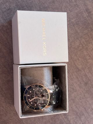 Reloj Michael Kors Hombre Negro/Dorado