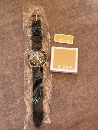 Reloj Michael Kors Hombre Negro/Dorado