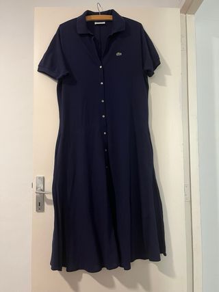 Vestido Lacoste Azul Marino Talla M