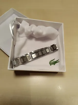 Bracciale Lacoste in argento da uomo
