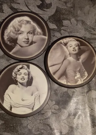 Set 6 Sottobicchieri Marilyn Monroe