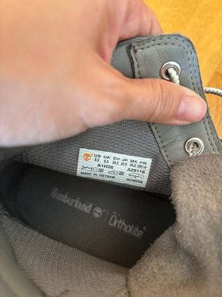 Botines Timberland gris
