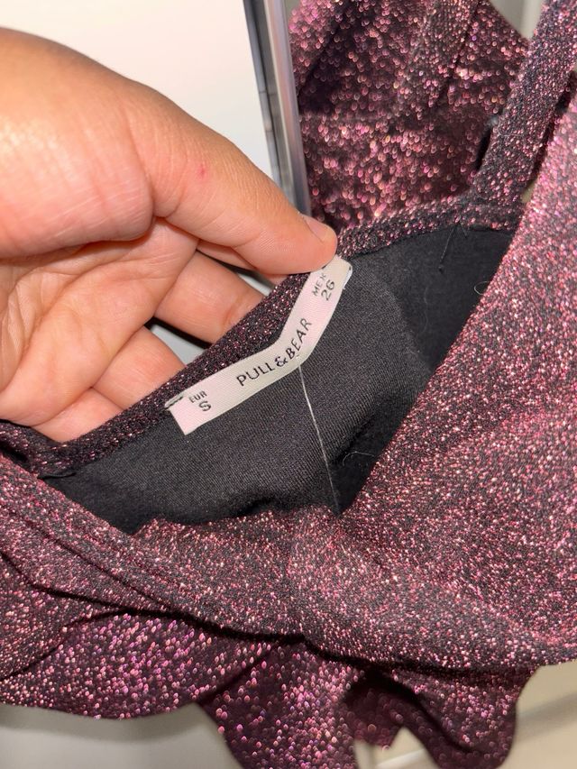 Body brillante Pull and Bear granate