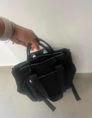 Mochila bolso portátil negra