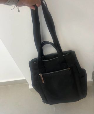 Mochila bolso portátil negra