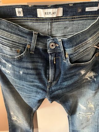 Pantalón vaquero Replay desgastado nuevo