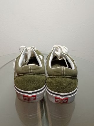Zapatillas Vans verdes del 39 muy buen estado.
