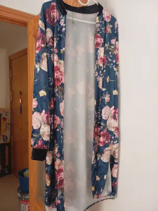 Ribeka terciopelo floral talla única