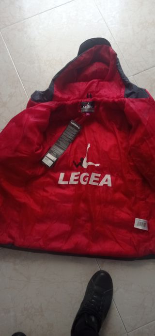 Chaqueta Legea Hombre Negra y Roja