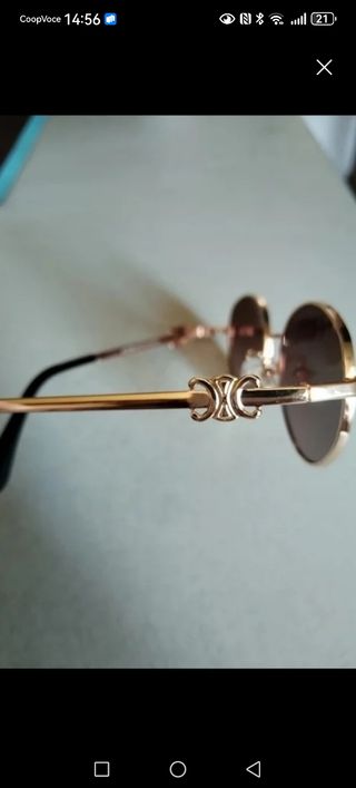Occhiali da sole oro