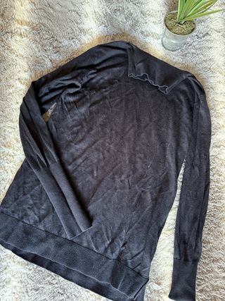 Jersey fino azul marino
