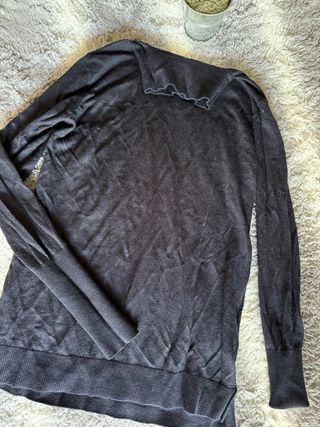 Jersey fino azul marino