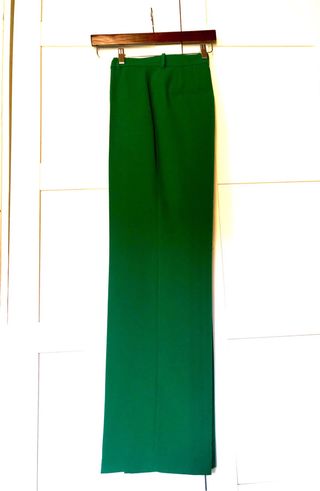 Pantalón ancho Zara verde