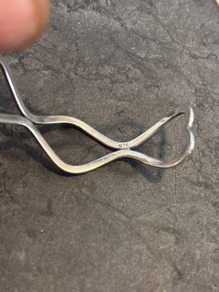 Pulsera Plata de ley 925 • Terminación Corazón