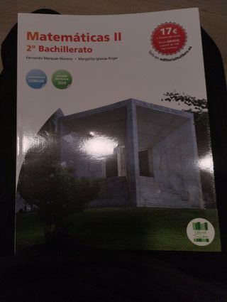 Matemáticas II
2° Bachillerato 