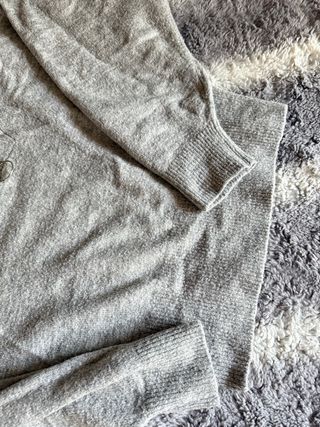 Jersey H&M gris cremallera cuello