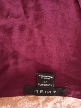 Blusa AMISU Roja Talla XS/34
