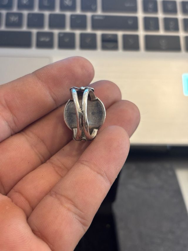 Anillo plata de ley 925 • Turquesa Verde Natural