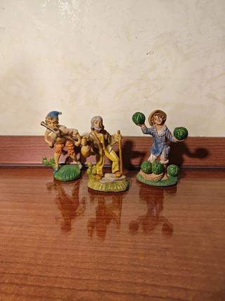 3 Statuine Presepe Festa Natalizia