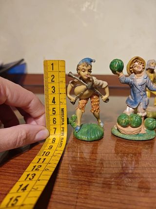 3 Statuine Presepe Festa Natalizia