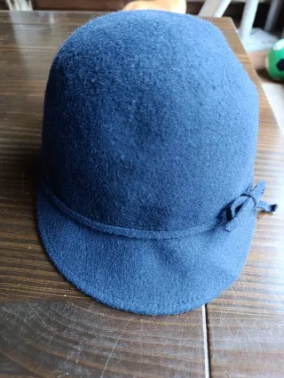 Sombrero invierno niña azul