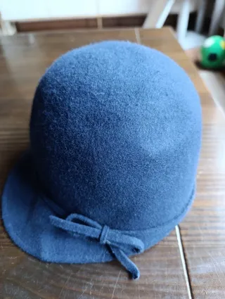 Sombrero invierno niña azul