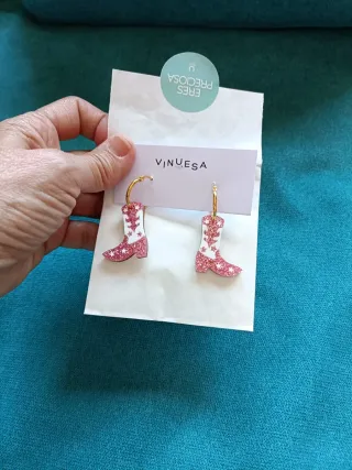 Pendientes "Vinuesa"Sin usar