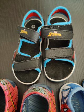 Set 3 paia scarpe/sandali Spiderman