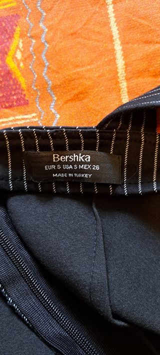 Vestito corto Bershka a righe