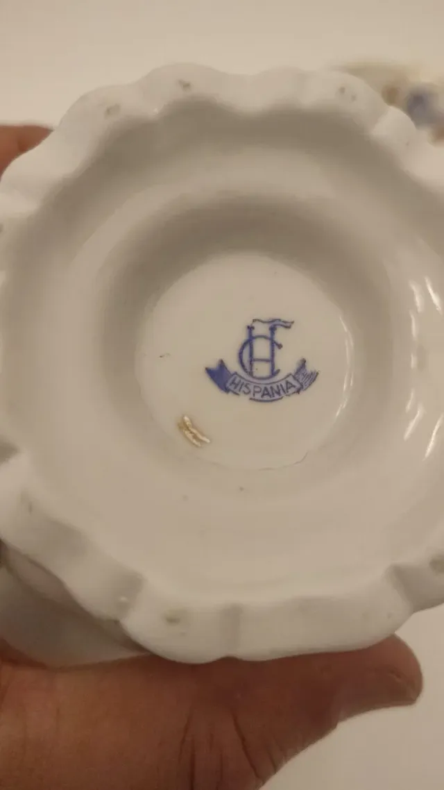 Juego de café Manises Hispania porcelana