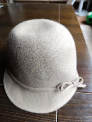 Sombrero invierno niña beige