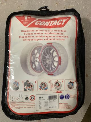 Cadenas textiles para el coche, SIN ESTRENAR!!