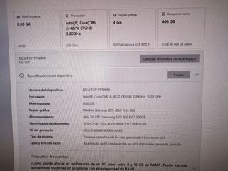 PC Gamer i5 GTX 1050 Ti SSD 500GB