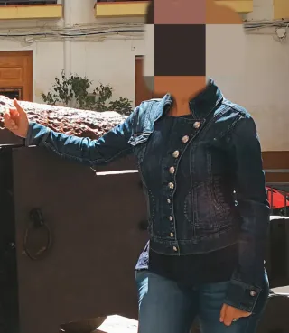 Cazadora vaquera azul