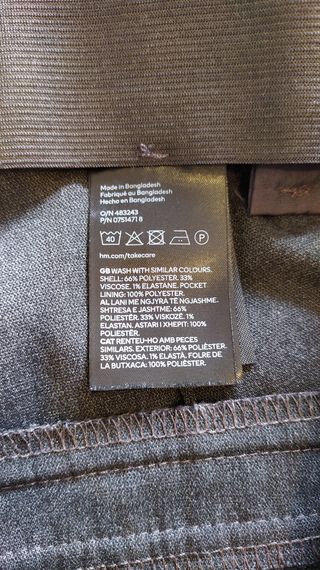 Pantaloni a sigaretta H&M con tasche laterali
