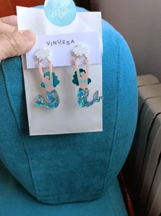 Pendientes "Vinuesa" .Sin Usar