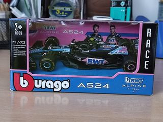 Coche Bburago Alpine A524 BWT F1 Team 1/43