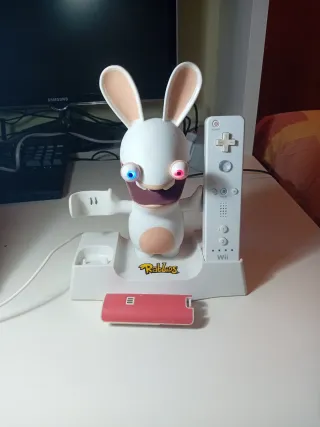 Cargador Mandos Wii con Batería Rabbids