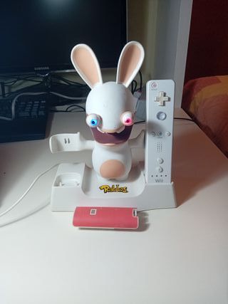 Cargador Mandos Wii con Batería Rabbids