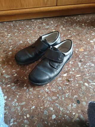 Zapatos comunión niño azul marino,solo una puesta