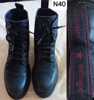 Stivaletti Anfibi Wrangler N40 Nero