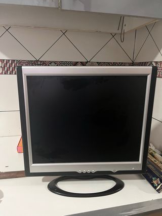 Monitor de ordenador negro
La marca es LSD 17