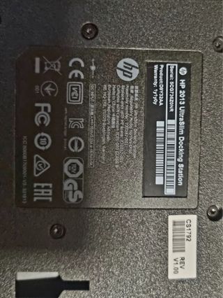 HP 2013 Estación de Acoplamiento Ultraslim