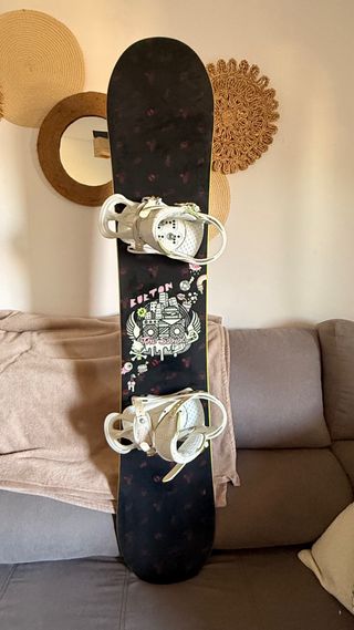 Tabla Snow Burton con un solo uso con Fijaciones