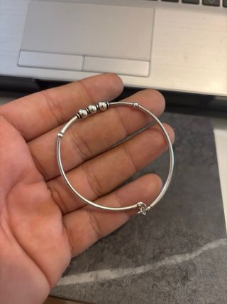Pulsera plata de ley 925 • Fija
