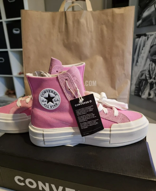 Converse Chuck Taylor Altas Rosa Talla 40