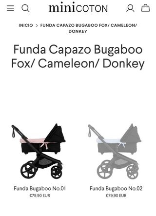 Funda Capazo Bugaboo. MINICOTON.