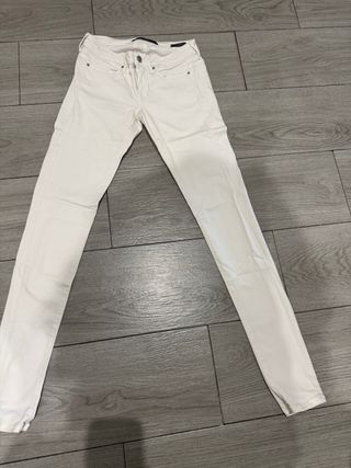 Pantalón blanco mujer