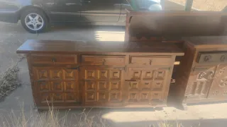Mueble aparador antiguo de madera