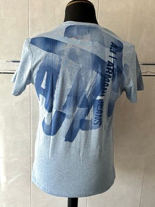 [NUEVA] Camiseta Armani Jeans Hombre -Talla L Azul